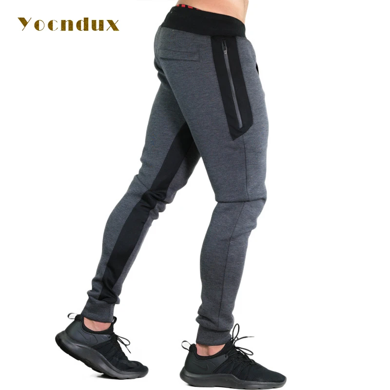 Buy 2017 Men Gyms Sports Pants Sports Elastic cotton