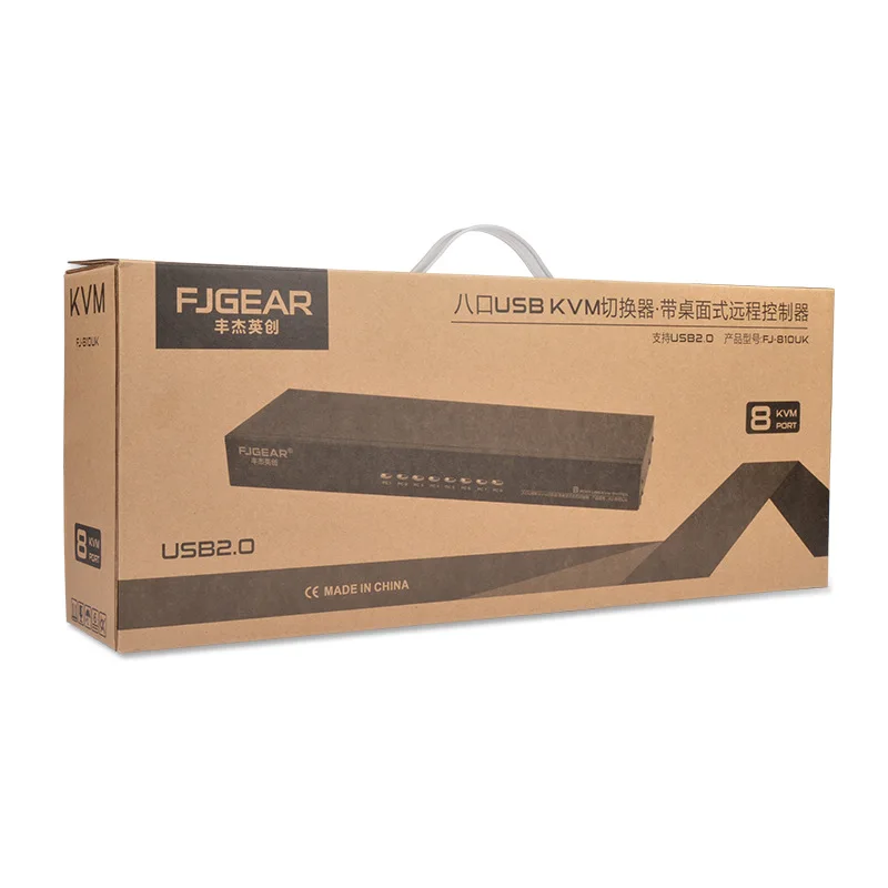 Kvm переключатель с 8 портами ручная кнопка для нажатия VGA USB проводной