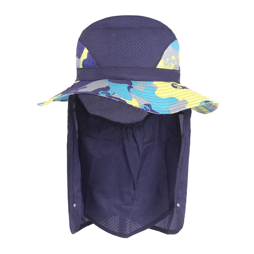 Outdoor Sun Protection Fishing Cap Neck Face Baseball Hat Wide Brim Cover Summer