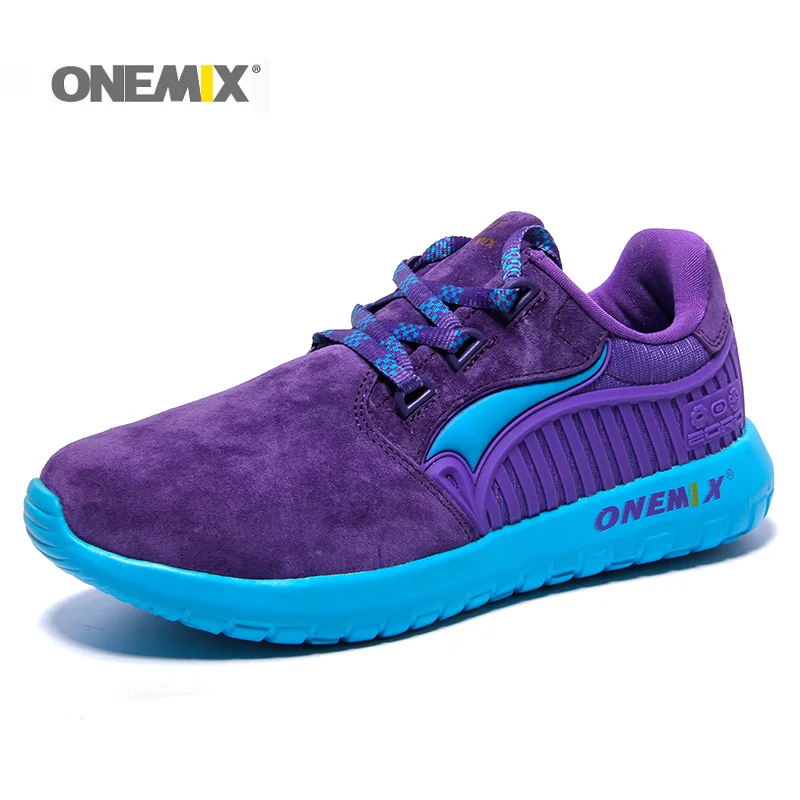 

onemix Original Quality Fur Running Shoes for Women Antislip Run New Female Walking Sneakers Racer Jogging Women Trainers