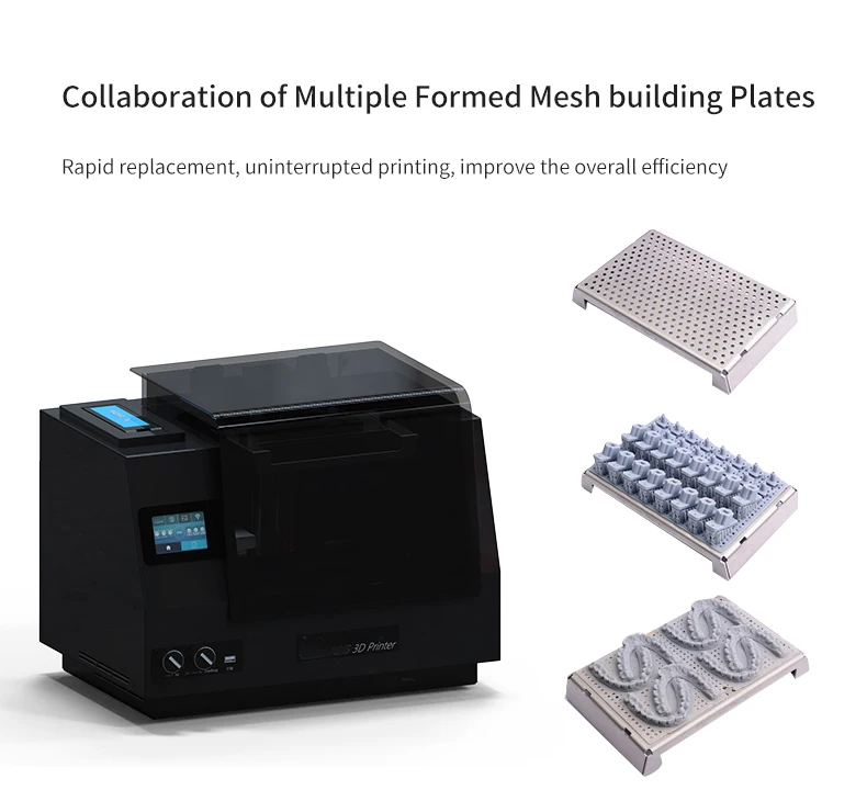 Быстрая печать 10,1 В lcd 3d принтер Jewerly стоматологический impresora 3d с функцией автоматической подача материала impressora 3d для образования