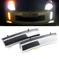 2 шт./лот светодиодный автомобиля DRL свет для Nissan 350Z/Z33 2006-2009 Автомобиль-Стайлинг светодиодный drl дневные дневного света Водонепроницаемый