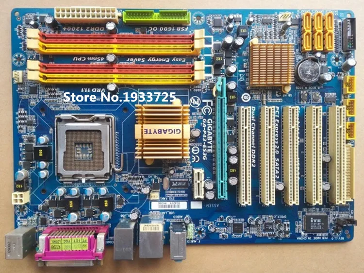 100% Working Desktop Motherboard for GA-P43-ES3G P43 775 DDR2 Fully tested Working perfect g31 775 ddr2 integrated board 945g 100% tested perfect quality