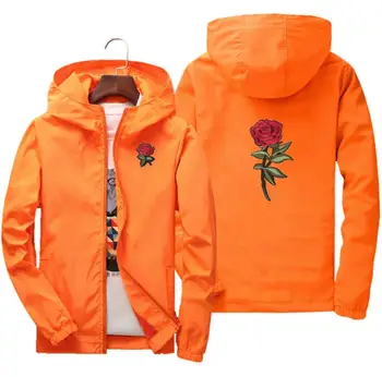 

jacket windbreaker men women rose college jackets 8 clolors