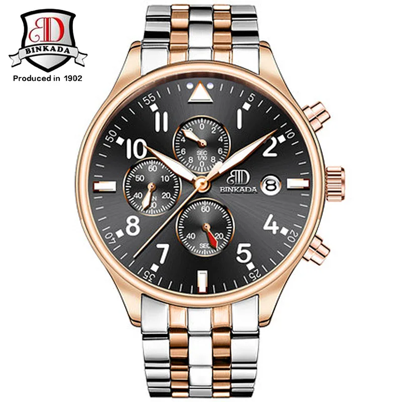 

2019 Top Brand Business Quartz Watches Men Stainless Steel Band Roman Scale Waterproof Lovers Watches Male orologio uomo