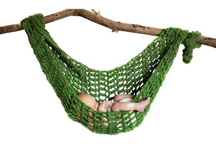 kawaii knitted hammock for 0-3moths baby baby hammock home outdoor detachable portable comfortable bed kit infant hammock