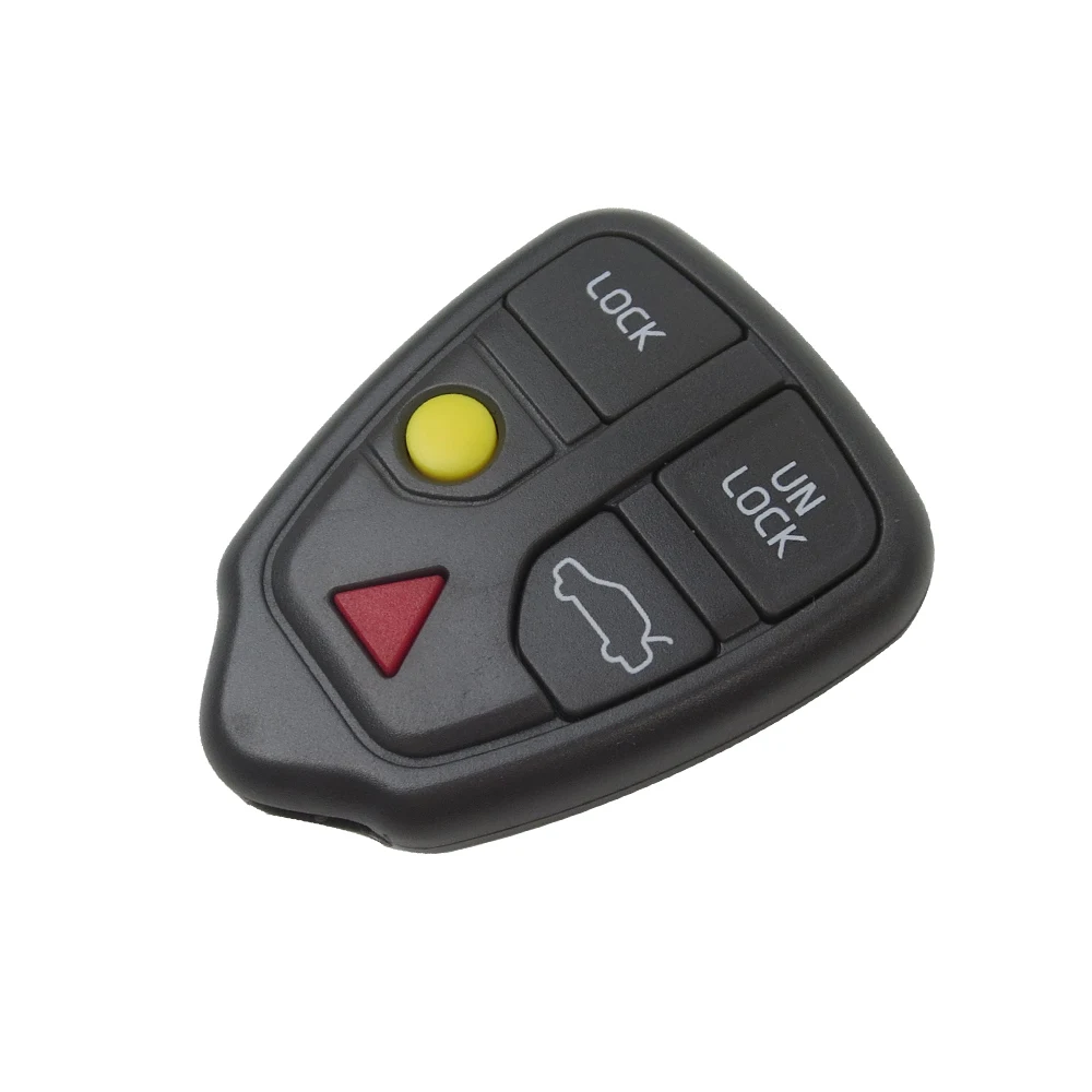 OkeyTech 2/3/4/5 пуговицы Замена чехол для дистанционного ключа автомобиля чехол Брелок в виде ракушки для Volvo S40 S60 S70 S80 V40 V70 XC90 XC70 - Цвет: 5 Buttons