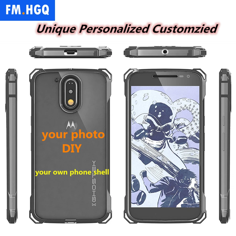 DIY чехол для телефона под заказчика Moto G4 G5 G5S G6 G7 E4 E5 C плюс Z2 Z3 Z4 играть печати фото