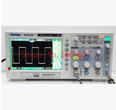 

FREE SHIPPING Hantek DSO5102P Digital Oscilloscope 100MHz 2Channels 1GS/s 7'' TFT LCD 800x480 Record Length 24K USB AC110-220V
