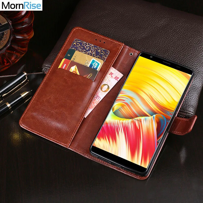 Luxury Vintage PU Leather Flip Cover For Vernee T3 Pro