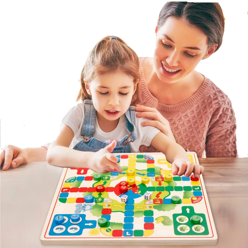 

Wooden Puzzle Games Checkers Couple Toy Family Games Montessori Early Educational For Children Jigsaw Puzzle Learning Wood Gift