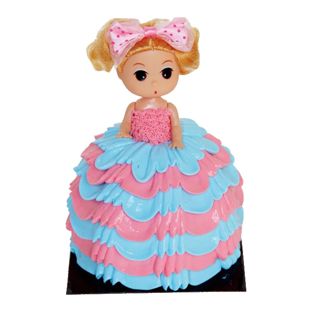 Birthday Present For Kids Diy Cake Decoration 9cm Doll For