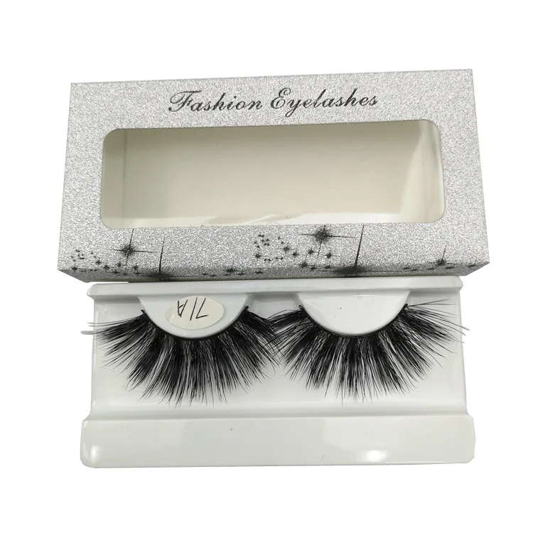 

3d Mink Hair False Eyelashes Black Hand Made fake Eye lashes 25mm Super Long Thick China Brand false lash for women girl lady