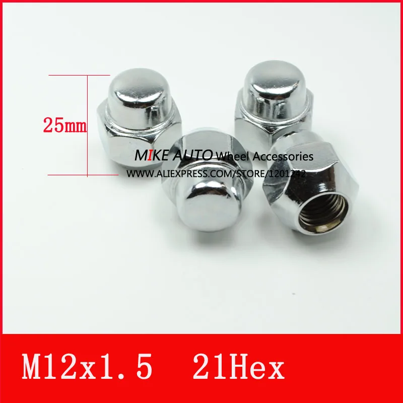 16 x Ford M12 X 1.5 19 mm Hex Ouvert Alliage//Acier écrous de roue