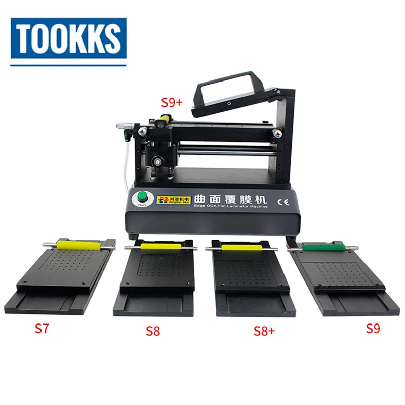  Edge OCA Film Laminator Machine LCD Polarizer Machine for iPhone Samsung LCD Repair Curved Screen O