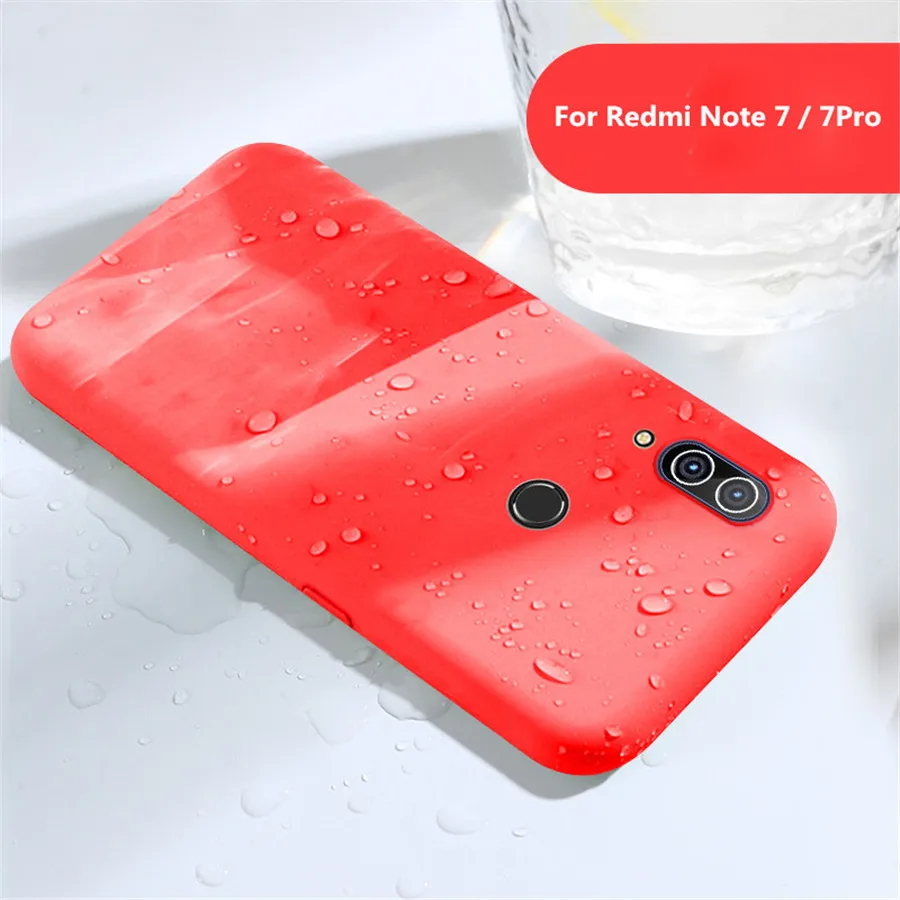 

Soft Case For Xiaomi Redmi Note 7 Soft Silicone TPU Candy Color Cases for Xiaomi Redmi Note 7 Pro Phone Back Cover Case Shell