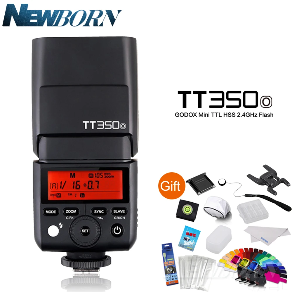 Вспышка Godox Speedlite TT350O вспышка для камеры TTL HSS GN36 Olympus/Panasonic беззеркальная DSLR камера