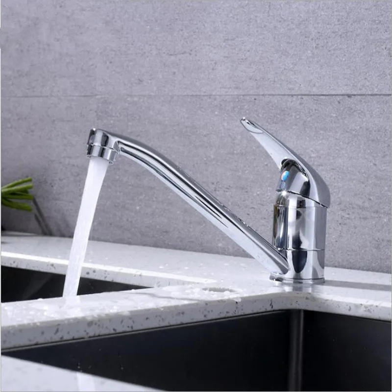 Rotatable Spout Mixer Kitchen Faucet Single Holder Single Hole Contemporary Kitchen Tap Faucets Brass Body Bathroom Fixture Rotatable Spout Mixer Kitchen Faucet Single Holder Single Hole Contemporary Kitchen Tap Faucets Brass Body Bathroom Fixture