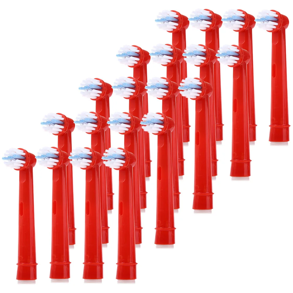

Gustala High Quality EB - 10A 20Pcs/Set Electric Toothbrush Replacement Kids Brush Heads Electronic Oral Tooth Brush Children
