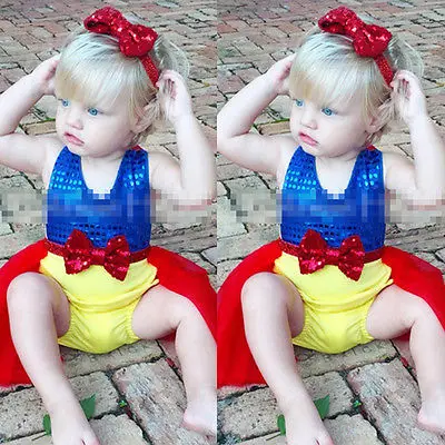 

2017 Newborn Baby Girls Romper Dress Bow Tutu Outfits Sunsuit Clothes 0-3Y Hot Sale Baby Dress