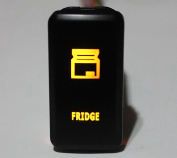 

FRIDGE Push Button Switch Orange LED For Toyota Landcruiser Hilux FJ Cruiser ON OFF Switch With Wire 12 Volt 3Amp