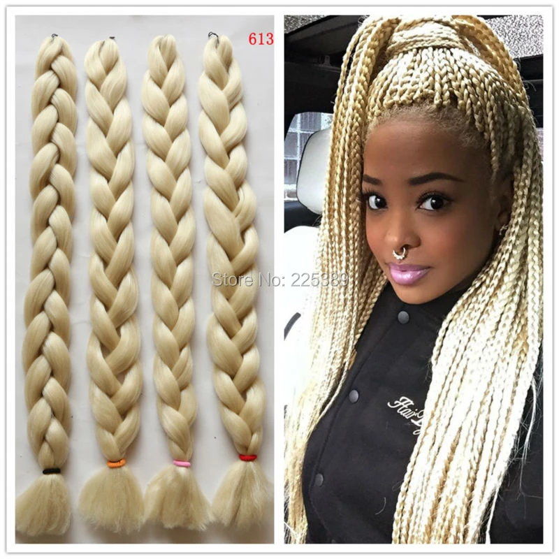 Blonde kanekalon jumbo braid Clearance
