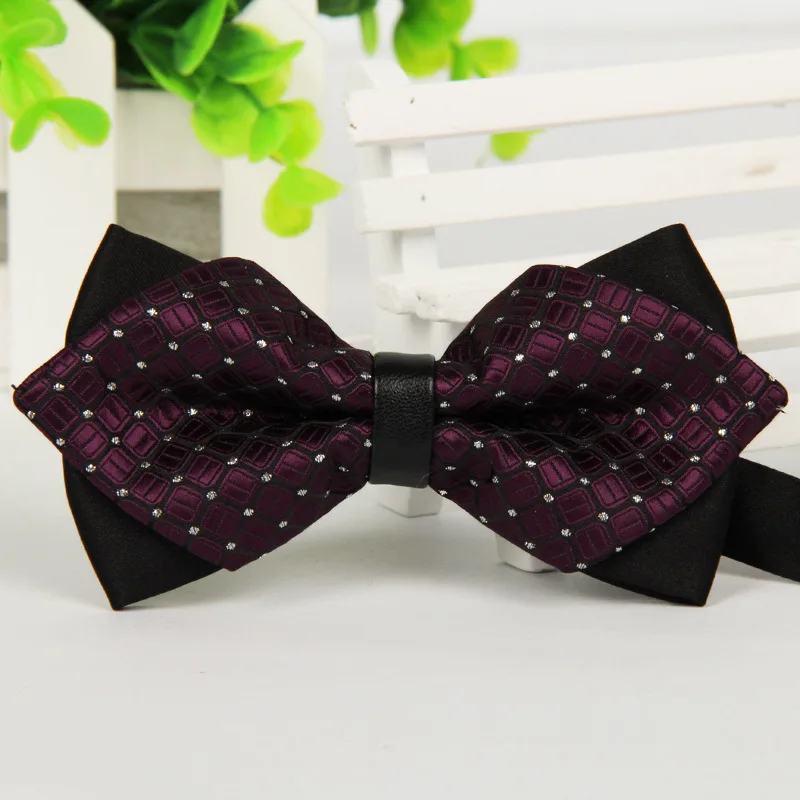 Mantieqingway простой мужской костюм галстук-бабочка для мальчишник мужчины строгая Деловая одежда галстук Одежда Аксессуары - Цвет: 10
