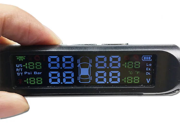 ANSHILONG-TPMS Ʈ ڵ Ÿ̾ з 溸 ͸ ý, ¾籤    LCD ÷