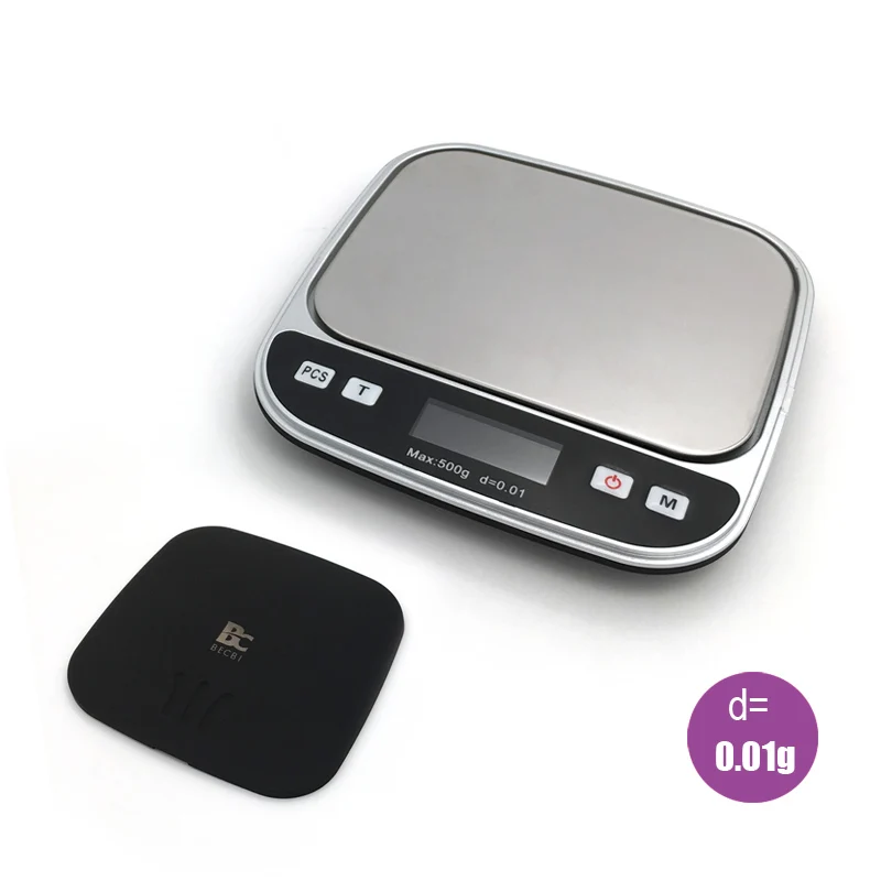 BECBI 500 г портативные мини электронные кухонные весы для еды 0,01 г цифровые весы для кухни с поддоном весы для еды весы