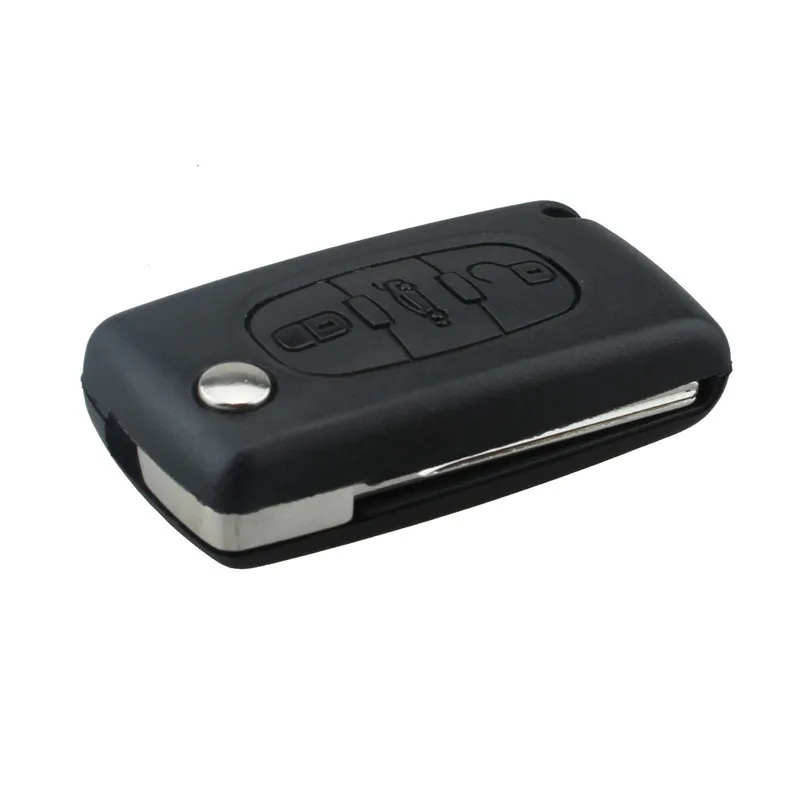 

3 Buttons Uncut Blade Remote Car Key Refit Cover Case Shell For CITROEN C2 C3 C4 C5 C6 XSARA GRAND PICASSO Flip Key Fob Case P25