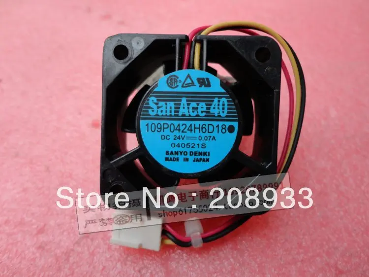 

For Fanuc fan 109p0424h6d18 inverter fan SANACE40 4CM 24V 0.07A+cooling fan
