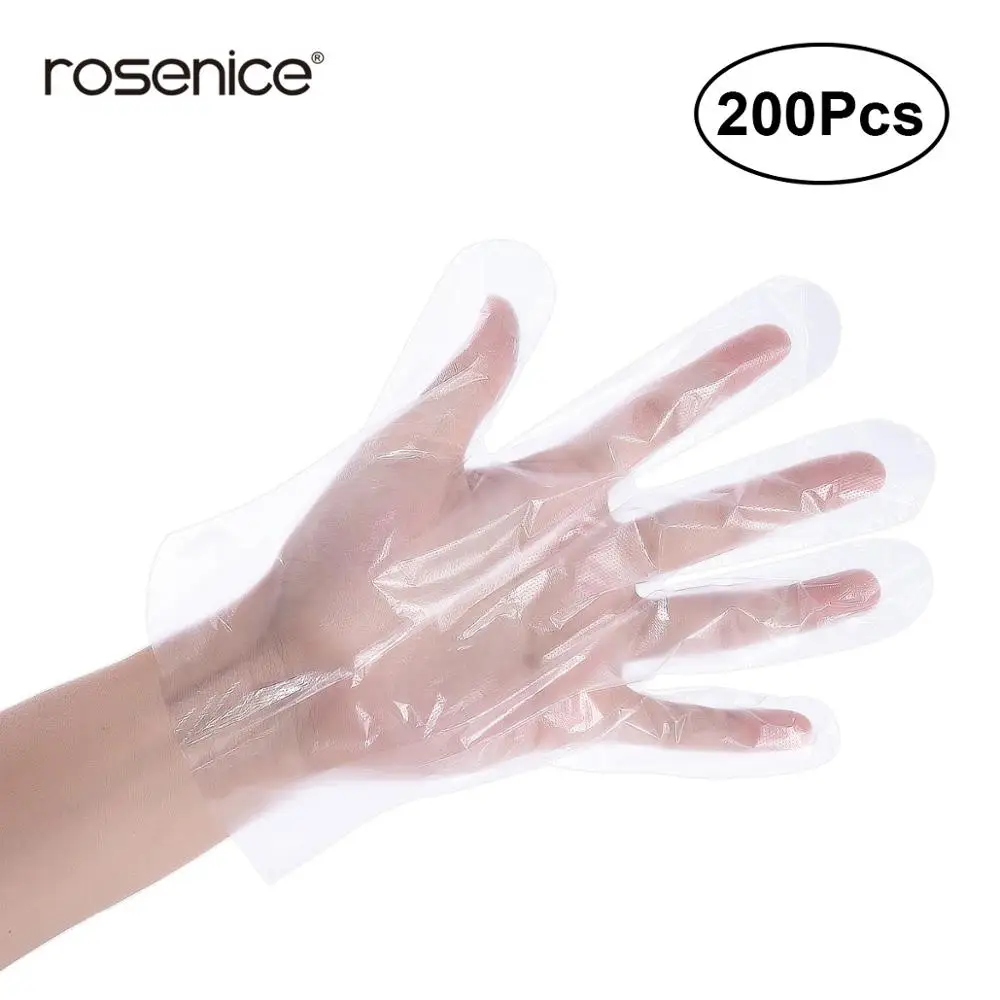 

200 PCS Disposable PE Plastic Gloves for Cooking Home Kitchen Restaurant Industrial Medical