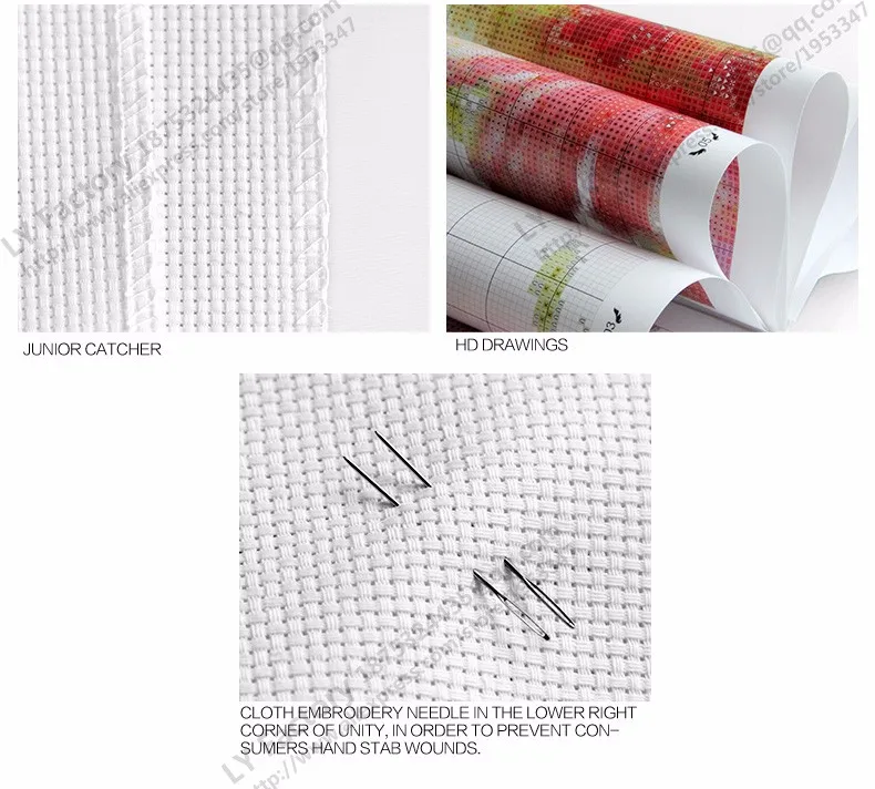 Discount Needlework DIY DMC 14CT unprinted Cross stitch kits For Embroidery Floral Home Decor Handicrafts Series 28