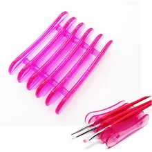 Nail Art Brushes Pen Nail Pen Holder Pull Line Pen Holder Stand Makeup Nail Art Brush