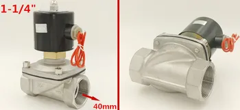 

1-1/4'' Stainless Steel Normally Open Valve WaterValves 2W350-35BK DC12V,DC24V AC110V or AC220V