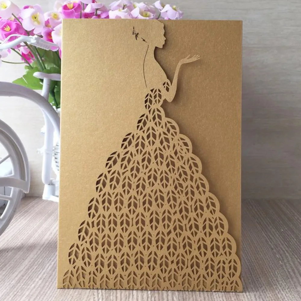 Carte D Invitation De Mariage Royale 12 Pieces Lot Carte En Papier Pour Mariage Carte De Mariee Carte Chauve Souris Mitzvah Carte De Ceremonie Pour Adulte Aliexpress