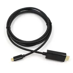 1,8 м USB 3,1 USB C к HDMI кабель Тип C к HDMI конвертер 4K 30Hz UHD Внешний видео кабель конвертер