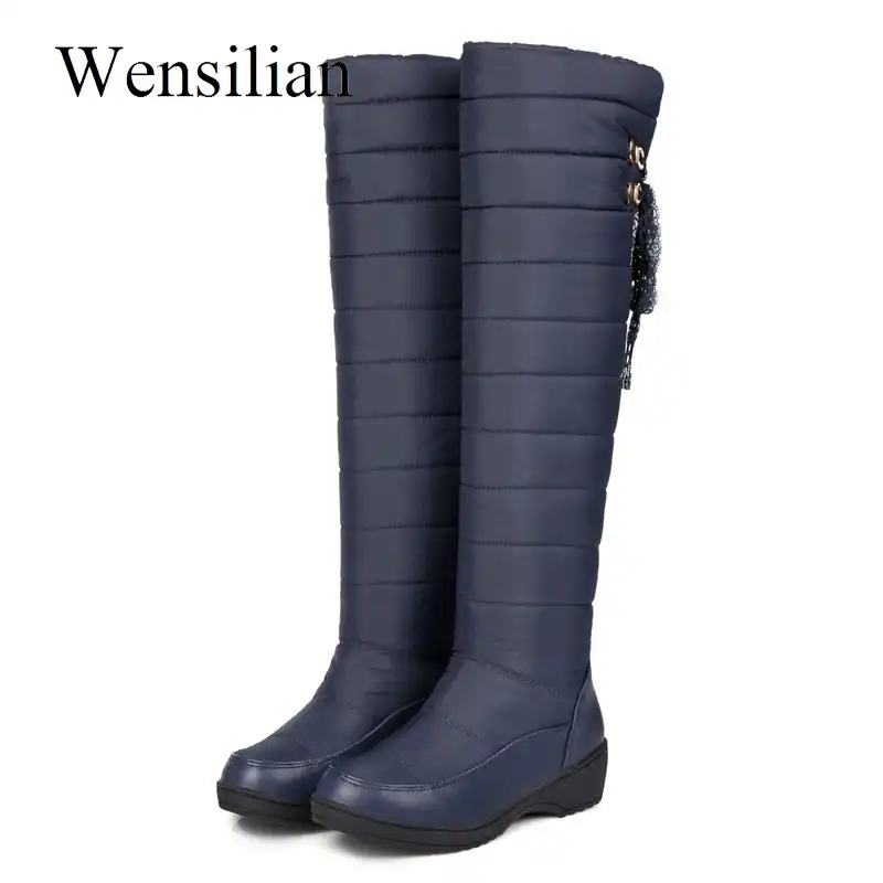 waterproof knee high boots ladies