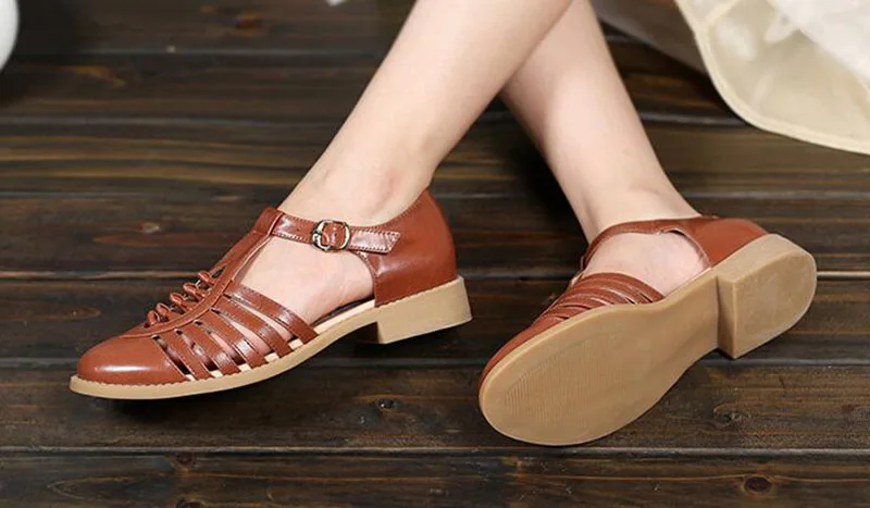 Mori Girl/Дизайнерская обувь; женские роскошные босоножки; коллекция года; Размер 34; китайский; коричневый, белый, серый; высокое качество; натуральная кожа