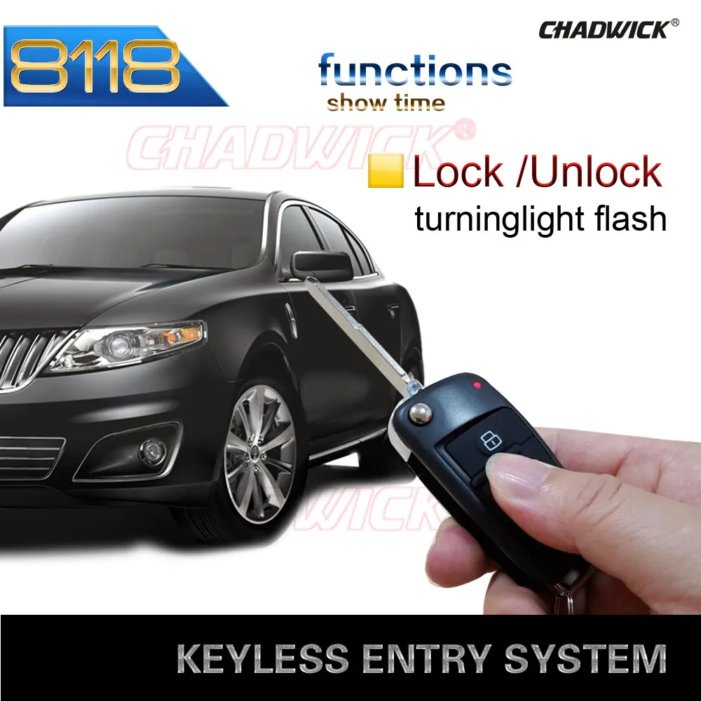 Универсальная система блокировки без ключа CHADWICK 8118 для KIA Автомобильная
