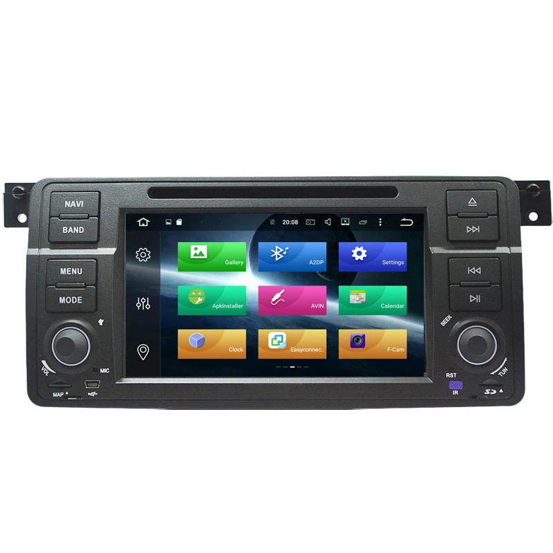 Top Android 8.0 Car DVD GPS Player For BMW E46 M3 Octa 8 Core PX5 4G RAM 32G ROM Radio BT Mirror Link DAB+ Wifi MAP IPS 1024*600 14