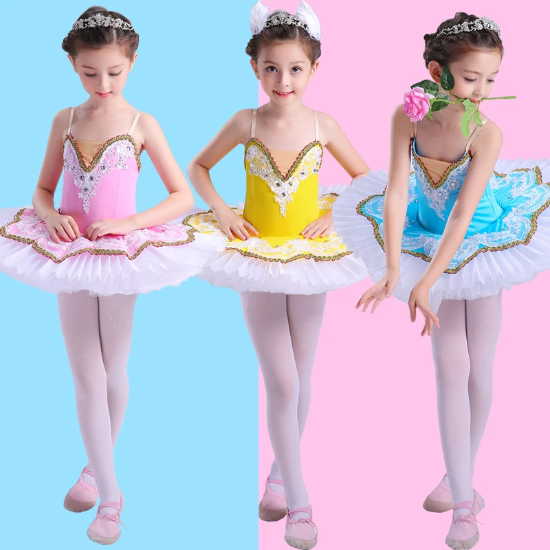 2018 детская балетная пачка Купальник для танцев Боди для танцев из балета "Лебединое озеро" костюм для девочки этап для выступлений