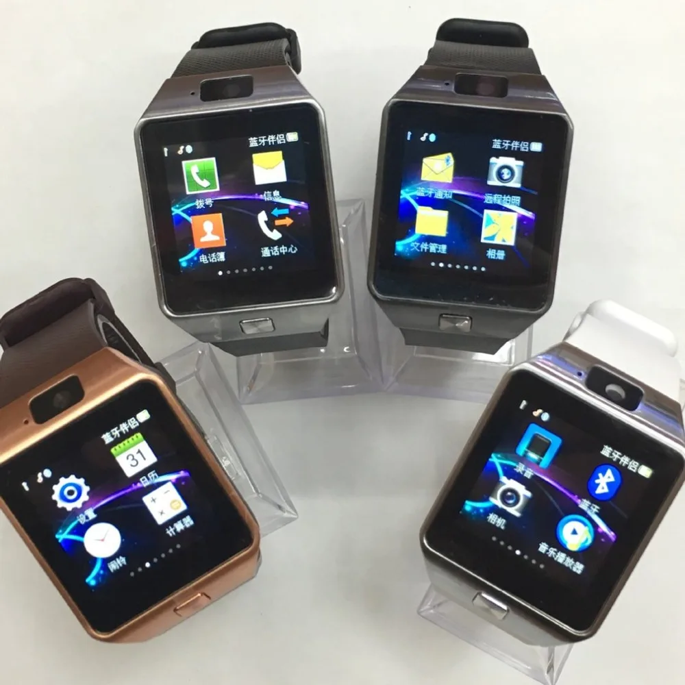 

DZ09 Bluetooth Smart Watch Android Phone Call 2G GSM Support SIM TF Card Remote Camera Smartwatch for Men Women