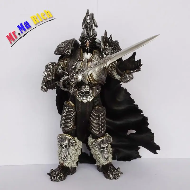 Игра персонажа Wow Arthas Fall Of The Lich King Menethil фигурку 7 &quotигрушка Горячая|action figure|hot