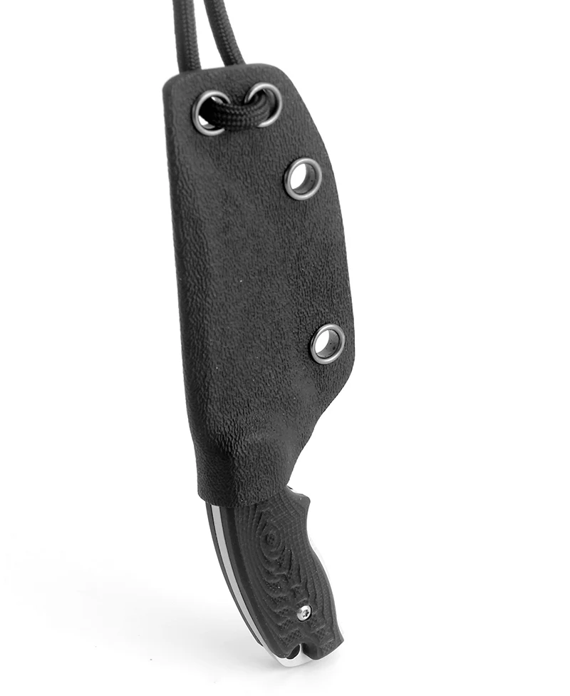 KKWOLF portable rescue knives Camping survival fixed knife K sheath practical 8Cr13 blade tactical hunting pocket neck Knives