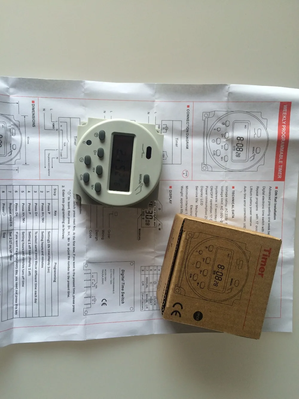 CN101A MANUAL and 1pc box
