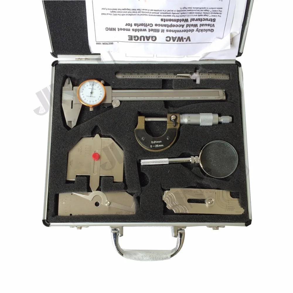 

Welding gauge kits 7 pieces welding measure tools combined suit