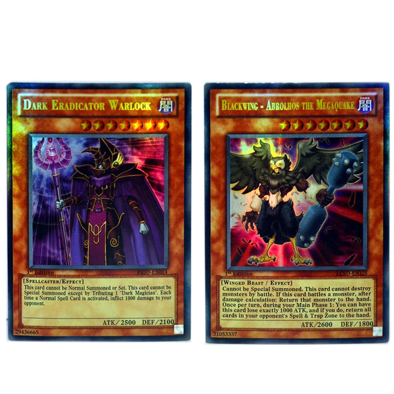 Английские игровые карты Yu Gi Oh детские картонные японская игра юджиох для