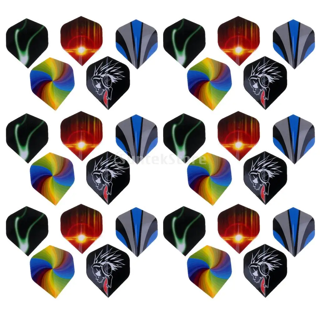 Dart Flight Puncher Hole Punch with 30pcs Dart Flights 18pcs Flight Savers Protectors and 100pcs Dart Shaft Washers O-Rings