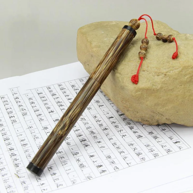 ChinaTraditional ручная работа, Бамбуковая ручка для подписи, натуральный цвет, Ручка-роллер, культурная поставка для бизнес-школы, как роскошный подарочный набор
